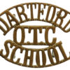 Dartford School O.T.C. (DARTFORD/O.T.C./SCHOOL) Shoulder Title