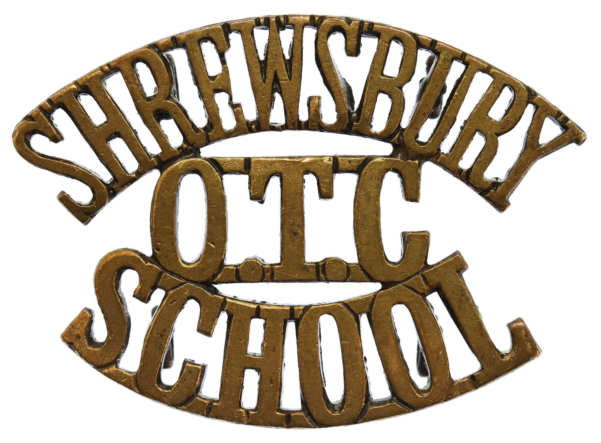 Shrewsbury School O.T.C. (SHREWSBURY/O.T.C./SCHOOL) Shoulder Title