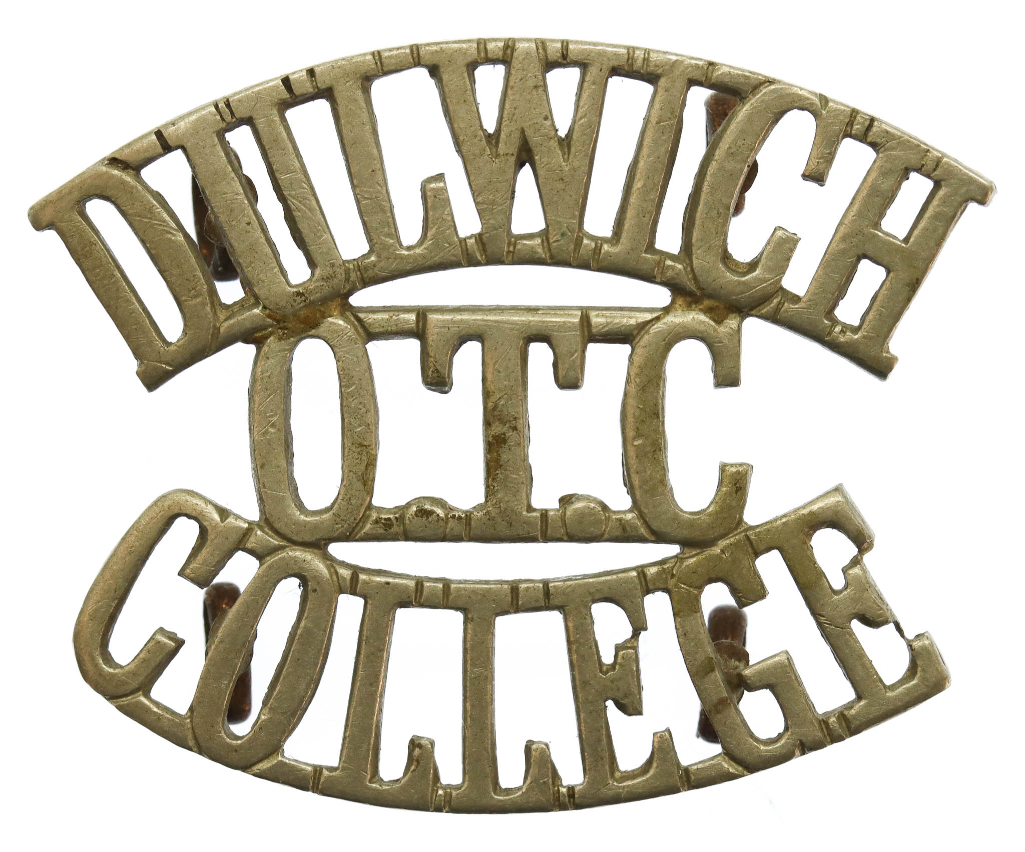 Dulwich College O.T.C. (DULWICH/O.T.C./COLLEGE) Shoulder Title