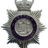 Suffolk Constabulary Enamelled Helmet Plate - Queen's Crown