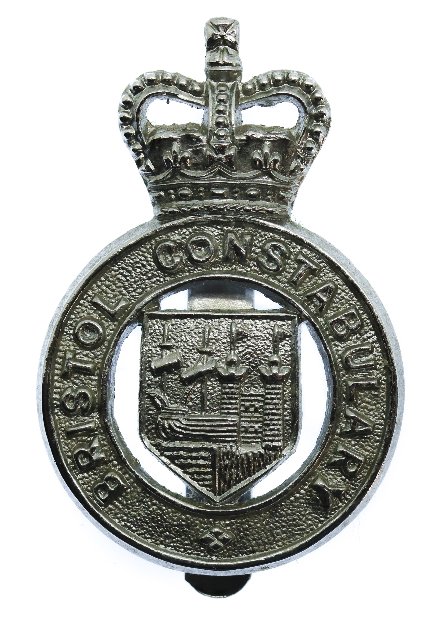 Bristol Constabulary Cap Badge - Queen's Crown