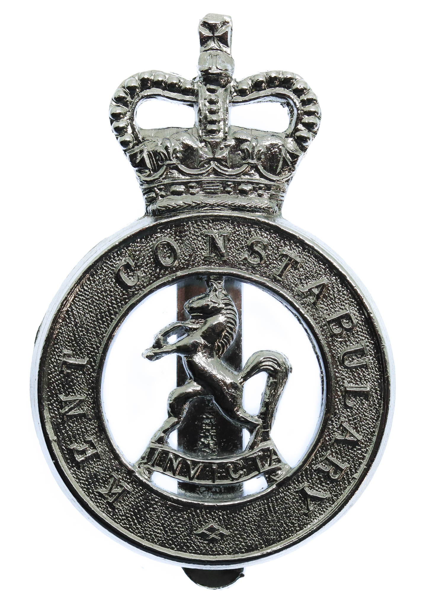 Kent Constabulary Cap Badge - Queen's Crown