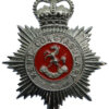 Kent Constabulary Enamelled Helmet Plate - Queen's Crown