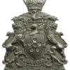 Leicester City Police Helmet Plate - Queen's Crown