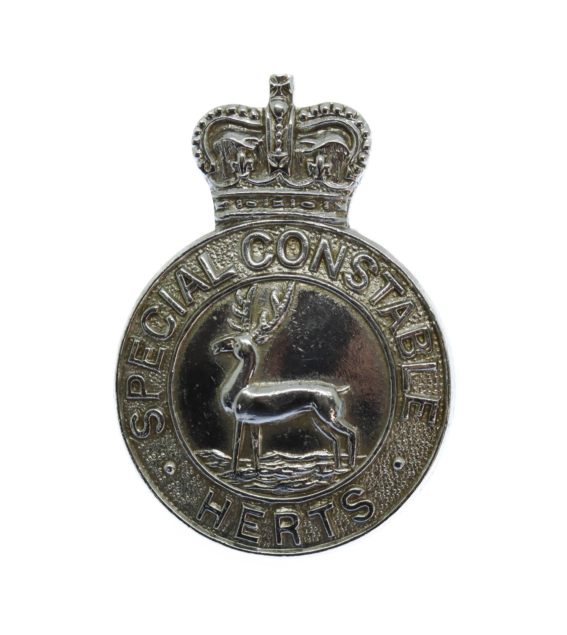 Hertfordshire Special Constable Lapel Badge - Queen's Crown