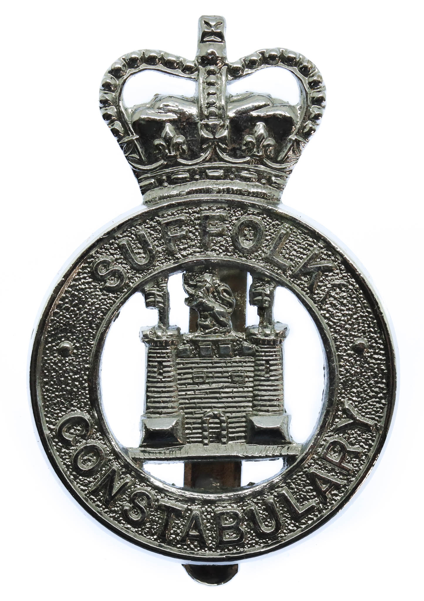 Suffolk Constabulary Large Cap Badge - Queen's Crown