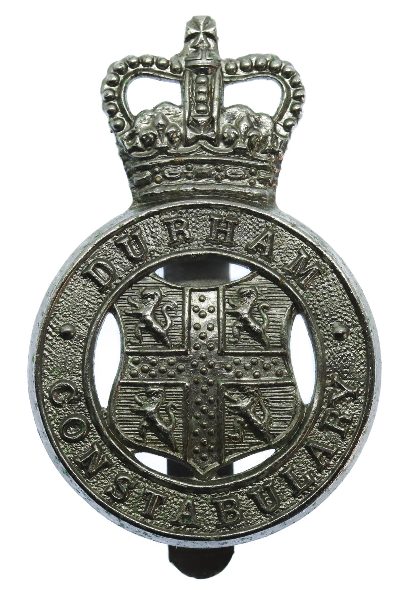 Durham Constabulary Cap Badge - Queen's Crown