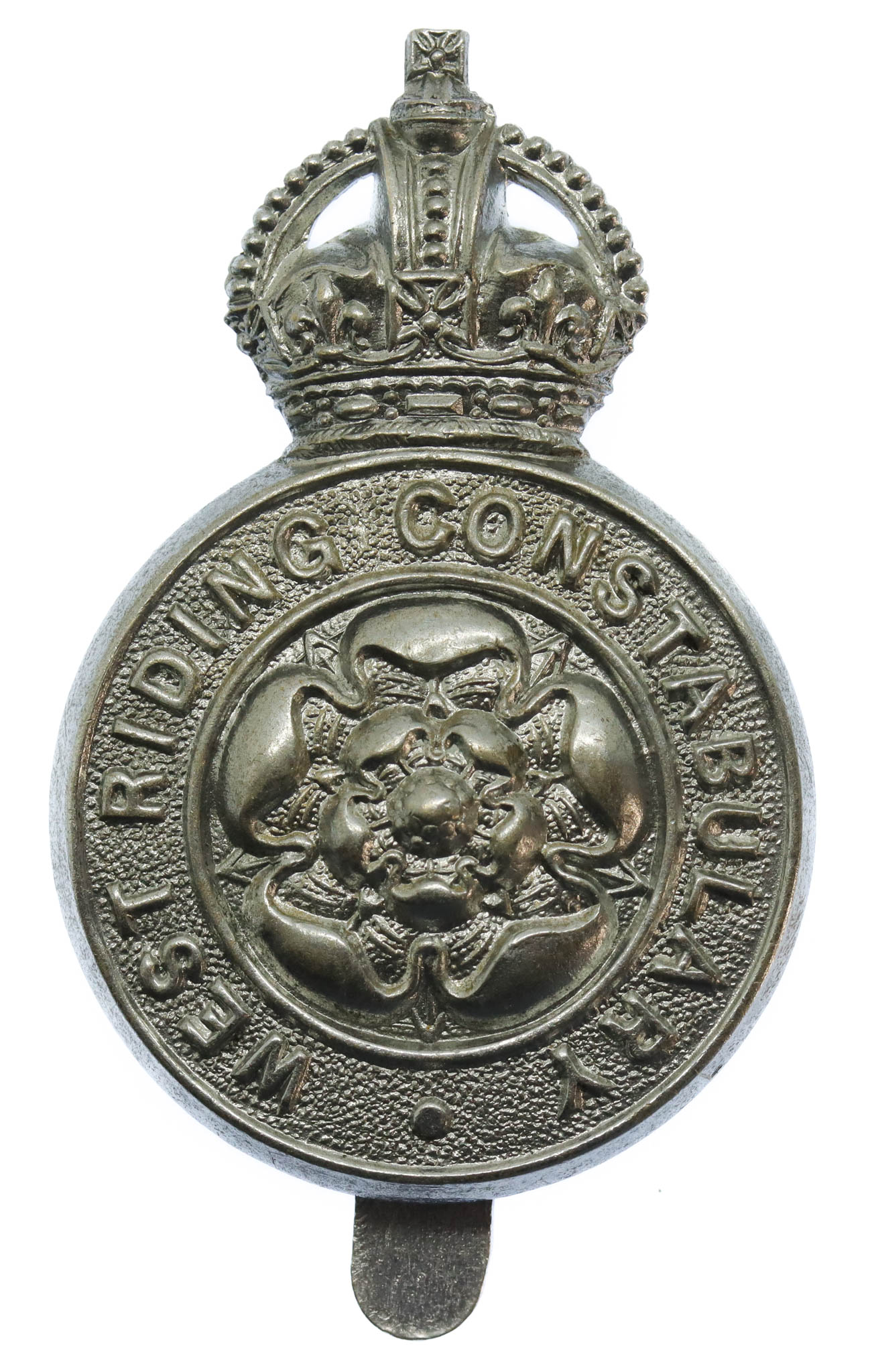 West Riding Constabulary Cap Badge - King's Crown