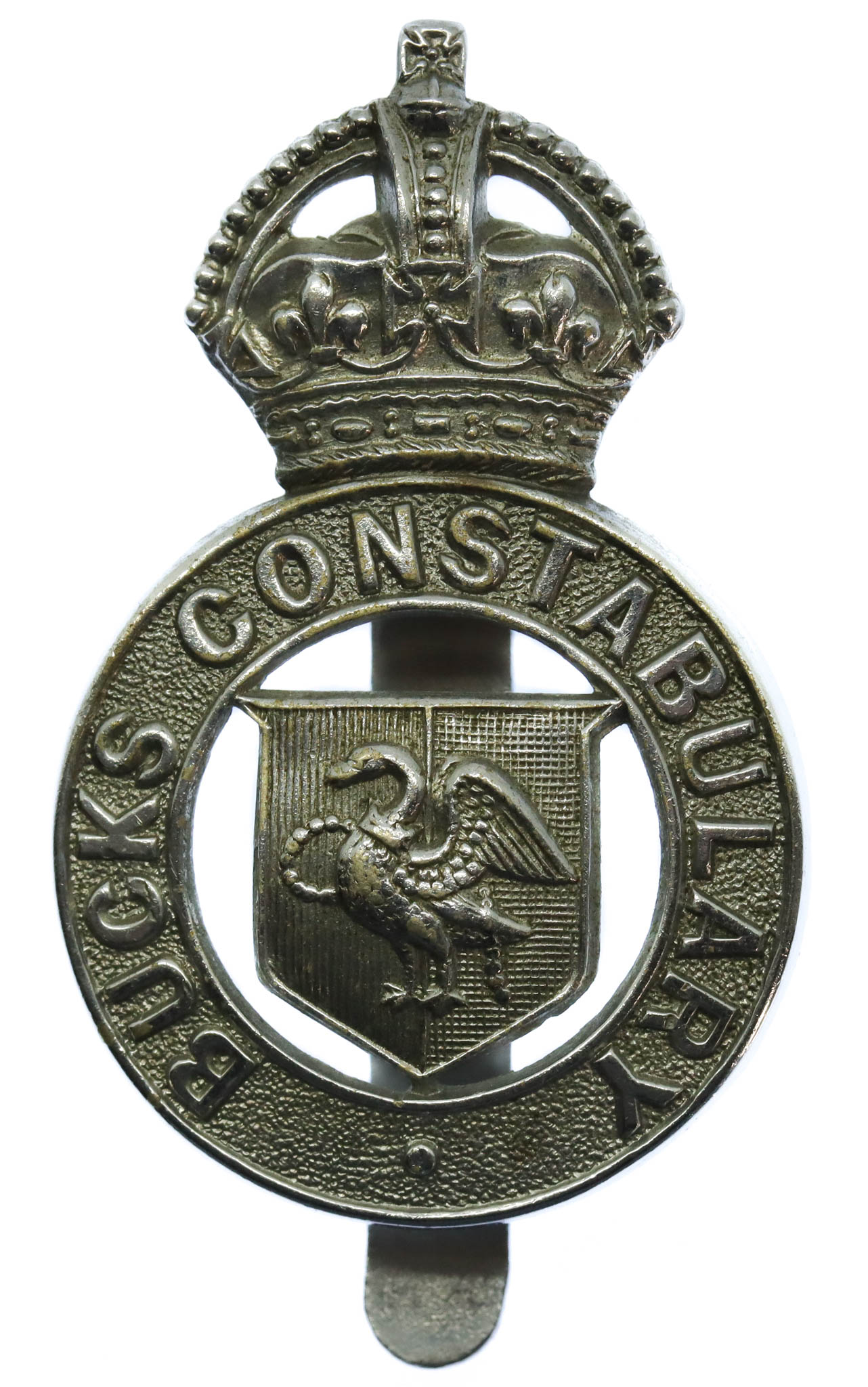 Buckinghamshire Constabulary Cap Badge - King's Crown