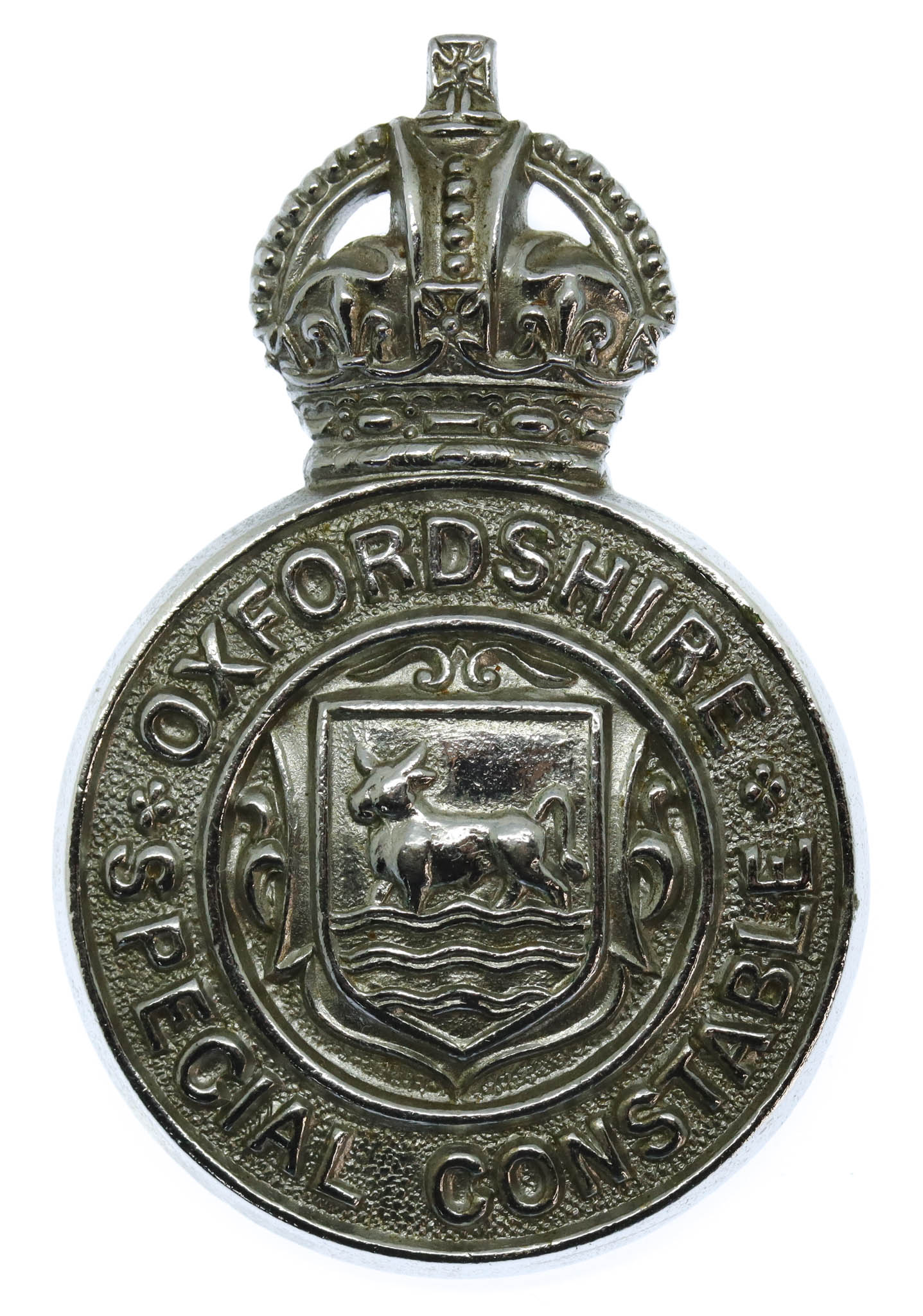 Oxfordshire Special Constabulary Cap Badge - King's Crown