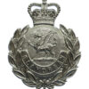 Glamorgan Constabulary Wreath Cap Badge - Queen's Crown