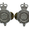 Pair of North Yorkshire Police Collar Badges - Queen's Crown