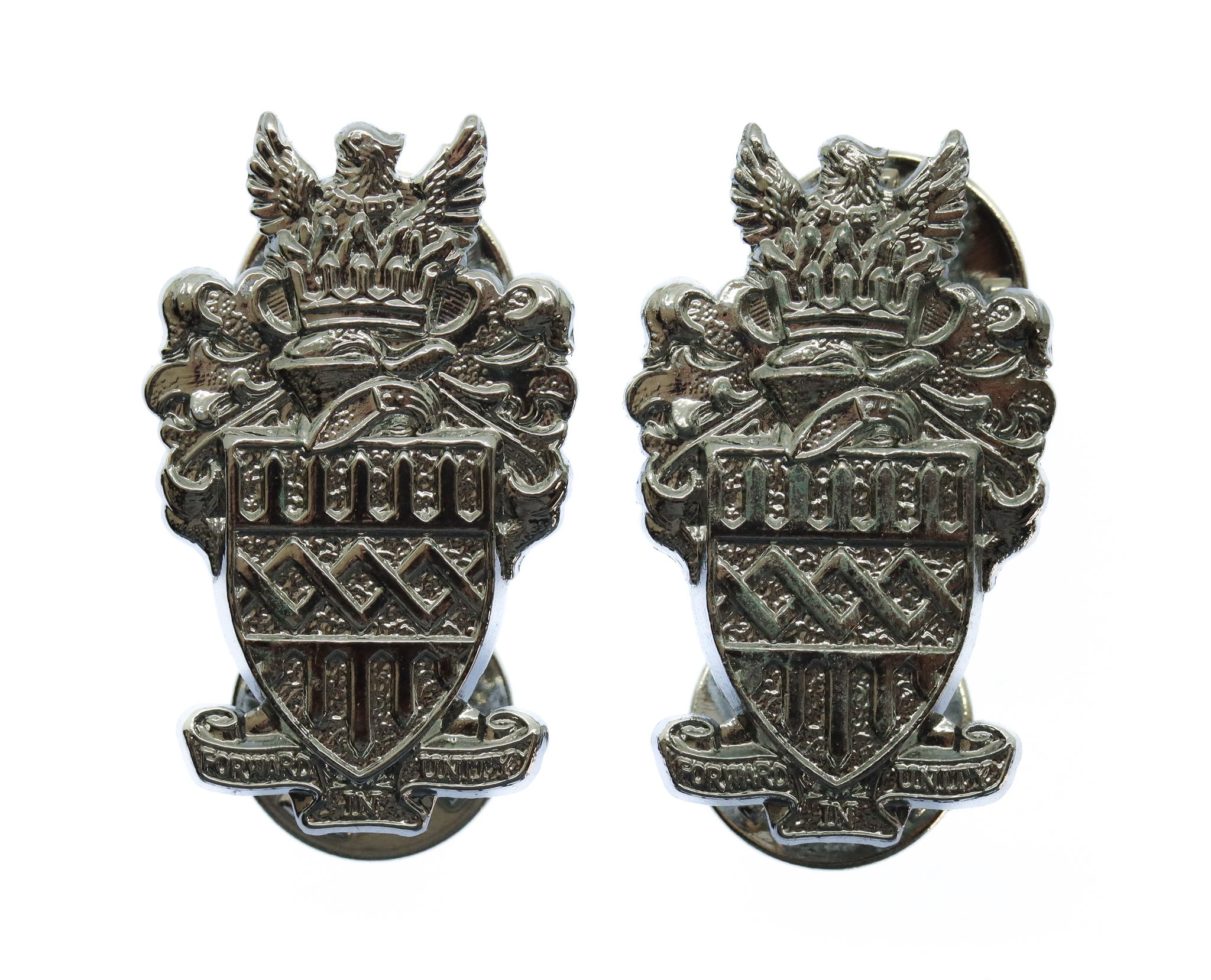 Pair of West Midlands Police Collar Badges