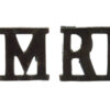 Pair of Royal Marines (R.M.) Shoulder Titles