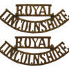Pair of Royal Lincolnshire Regiment (ROYAL/LINCOLNSHIRE) Shoulder Titles
