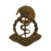 Royal Army Medical Corps (R.A.M.C.) Brass Lapel Badge - King's Crown