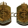 Pair of Royal Army Medical Corps (R.A.M.C.) Collar Badges -  Queen's Crown