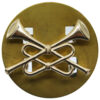 British Army Trumpeter Anodised (Staybrite) Arm Badge
