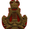 British Army Bandmaster's Musician Brass Arm Badge - Queen's Crown