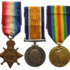 WW1 1914-15 Star Medal Trio - 2nd Lt. R.L.A. Dillon, Royal Field Artillery (Previously Private, 3rd County of London Yeomanry)