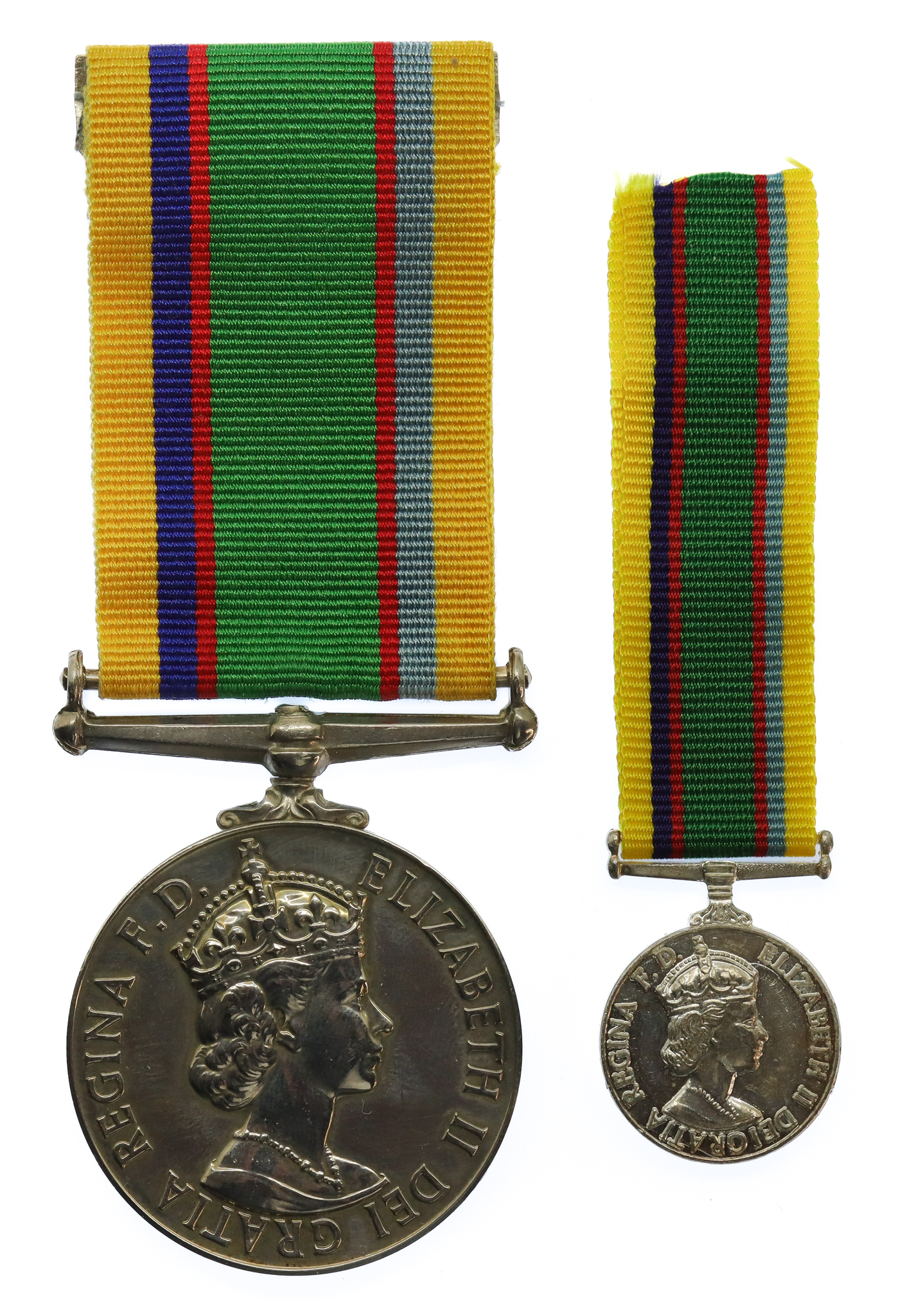 Cadet Forces Medal with Miniature - Flying Officer L.I. Allen, Royal Air Force Volunteer Reserve (T)