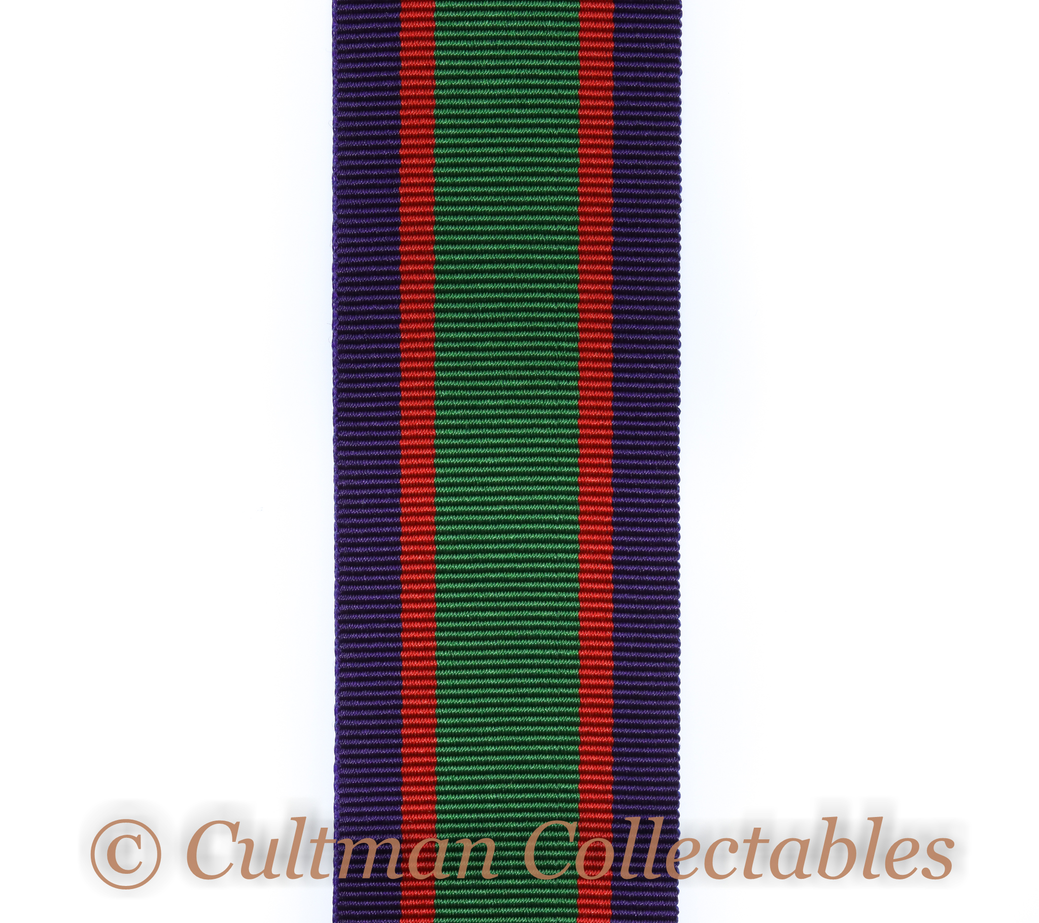 Royal Naval Volunteer Reserve Long Service & Good Conduct Medal Ribbon – Full Size