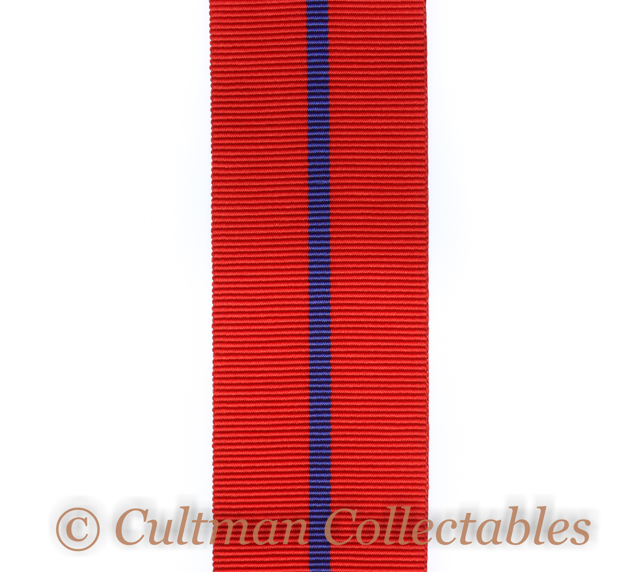 Edward VII 1902 Coronation Medal Ribbon (Police) – Full Size