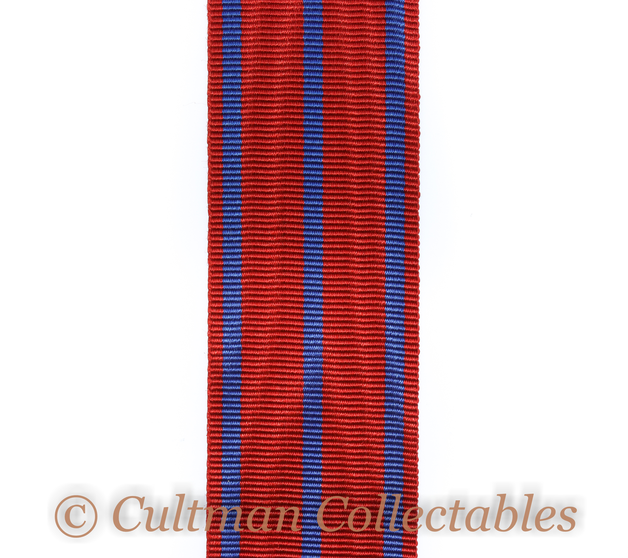 George V 1911 Coronation Medal Ribbon (Police) – Full Size 