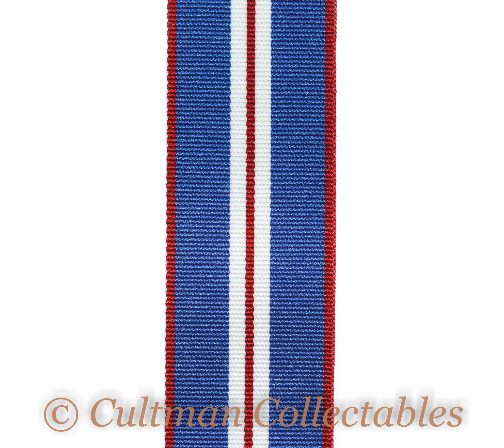 Elizabeth II 2002 Golden Jubilee Medal Ribbon – Full Size