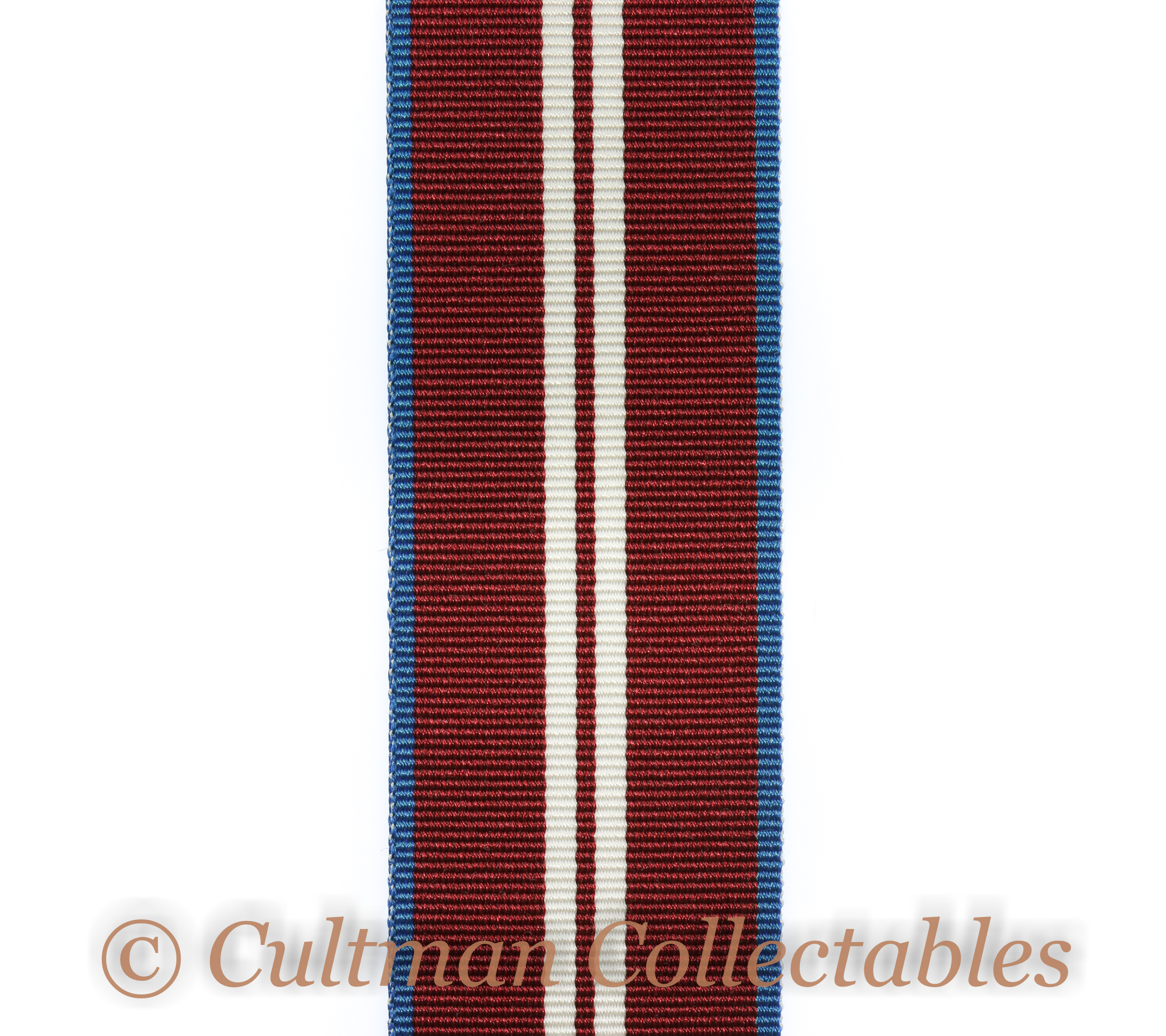 Elizabeth II 2012 Diamond Jubilee Medal Ribbon – Full Size