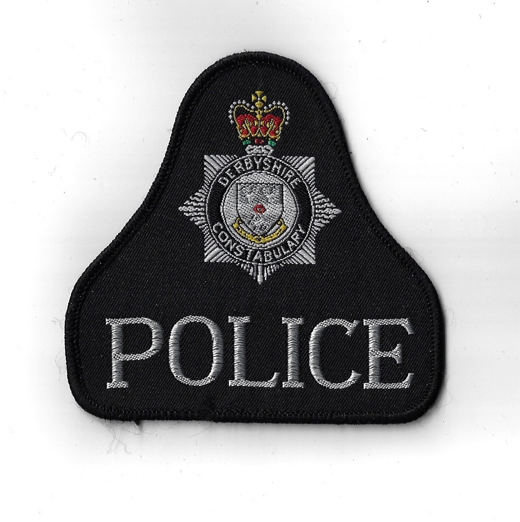 Derbyshire Constabulary Police Cloth Pullover Patch Badge