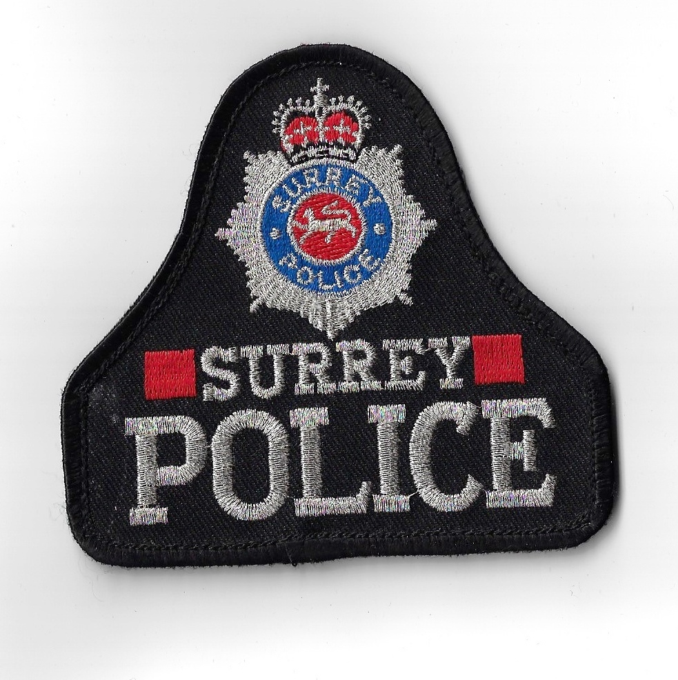 Surrey Police Cloth Pullover Patch Badge