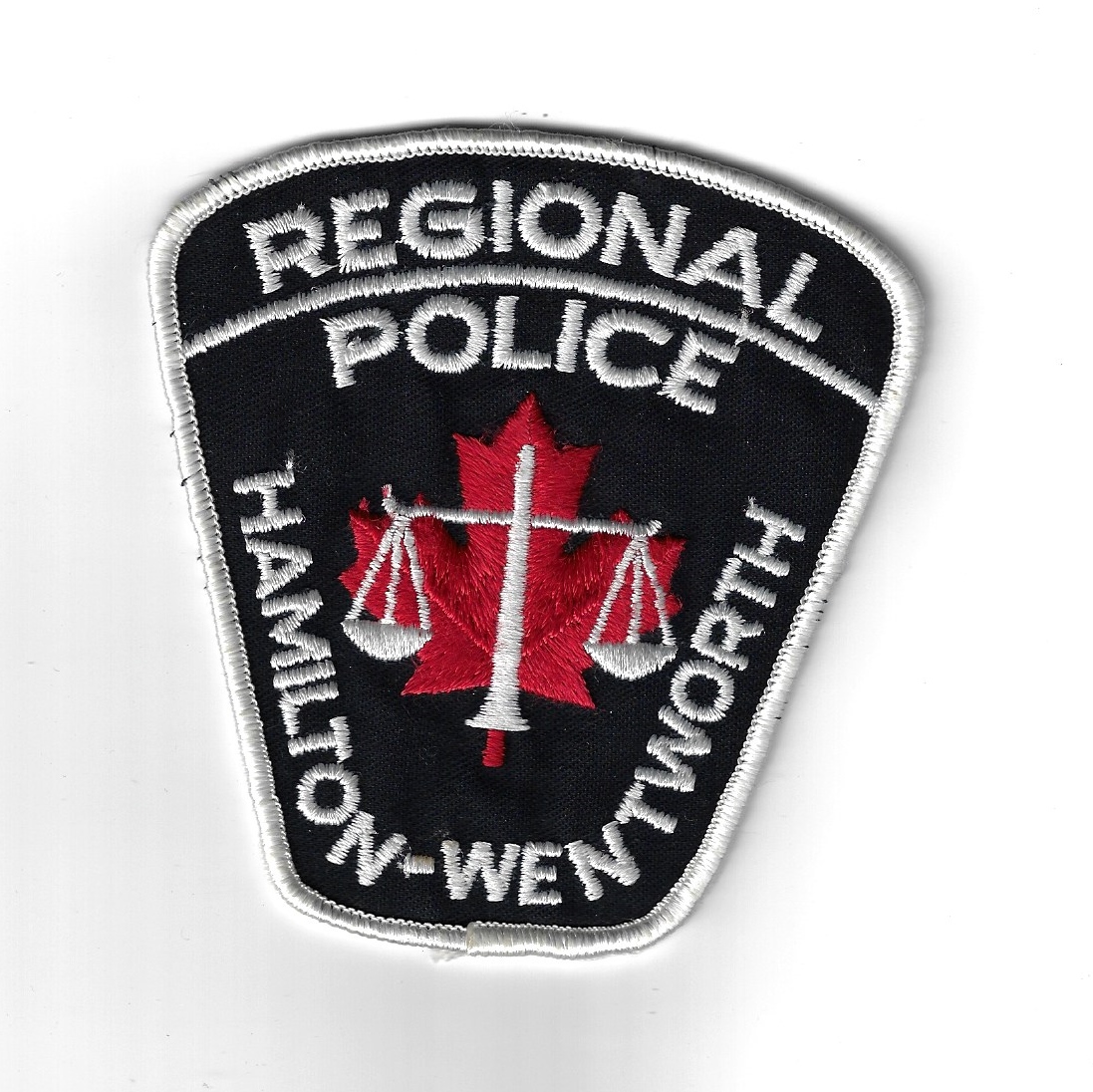 Canadian Hamilton-Wentworth Regional Police Cloth Patch