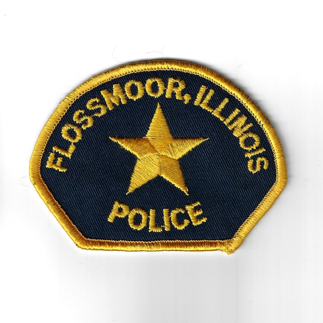 United States Flossmoor Illinois Police Cloth Patch