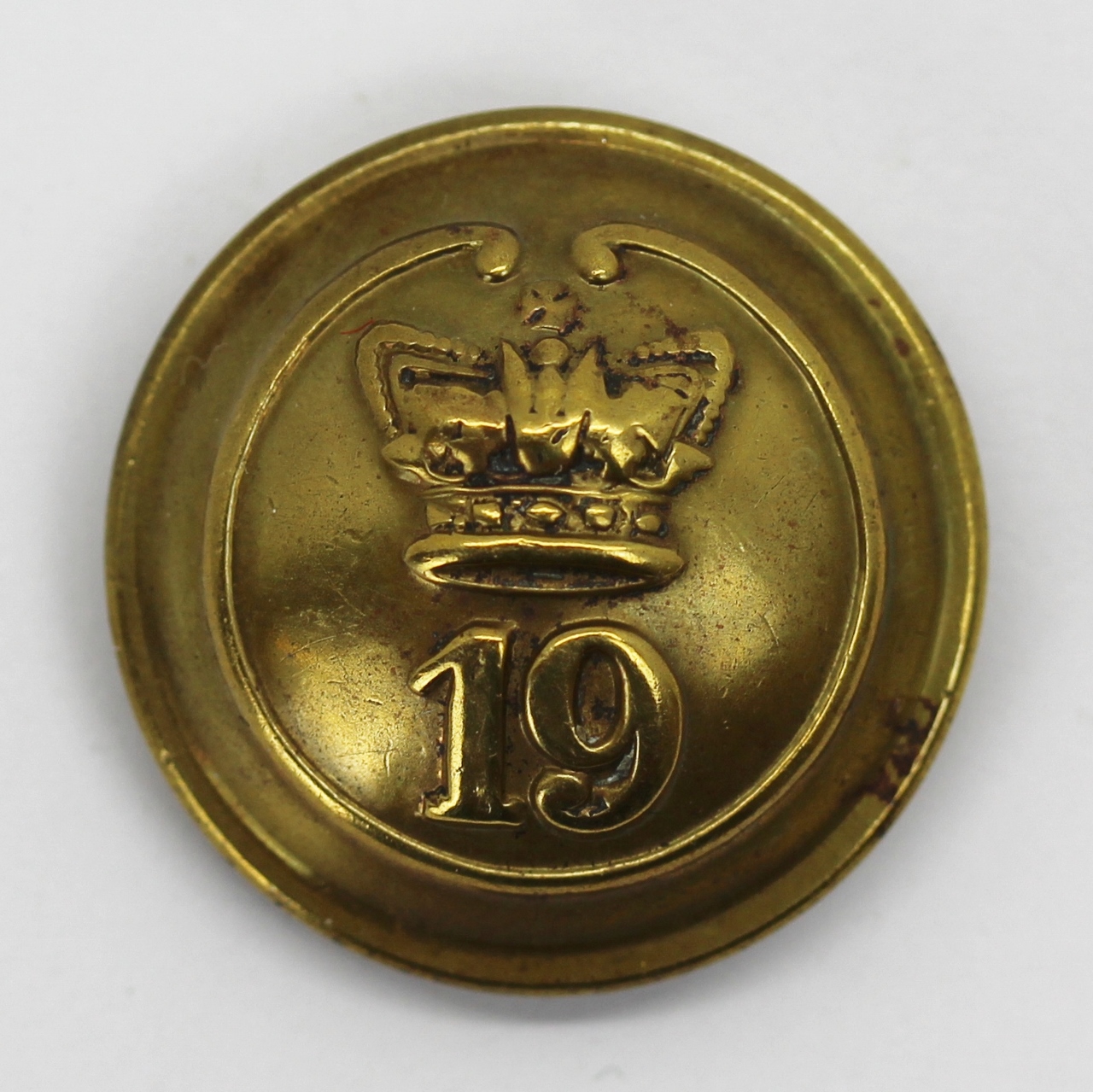 Victorian 19th (1st Yorkshire, North Riding) Regiment of Foot Button (Large)
