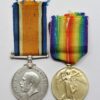 WW1 British War & Victory Medal Pair - Pte. L. Grunwell, West Riding Regiment