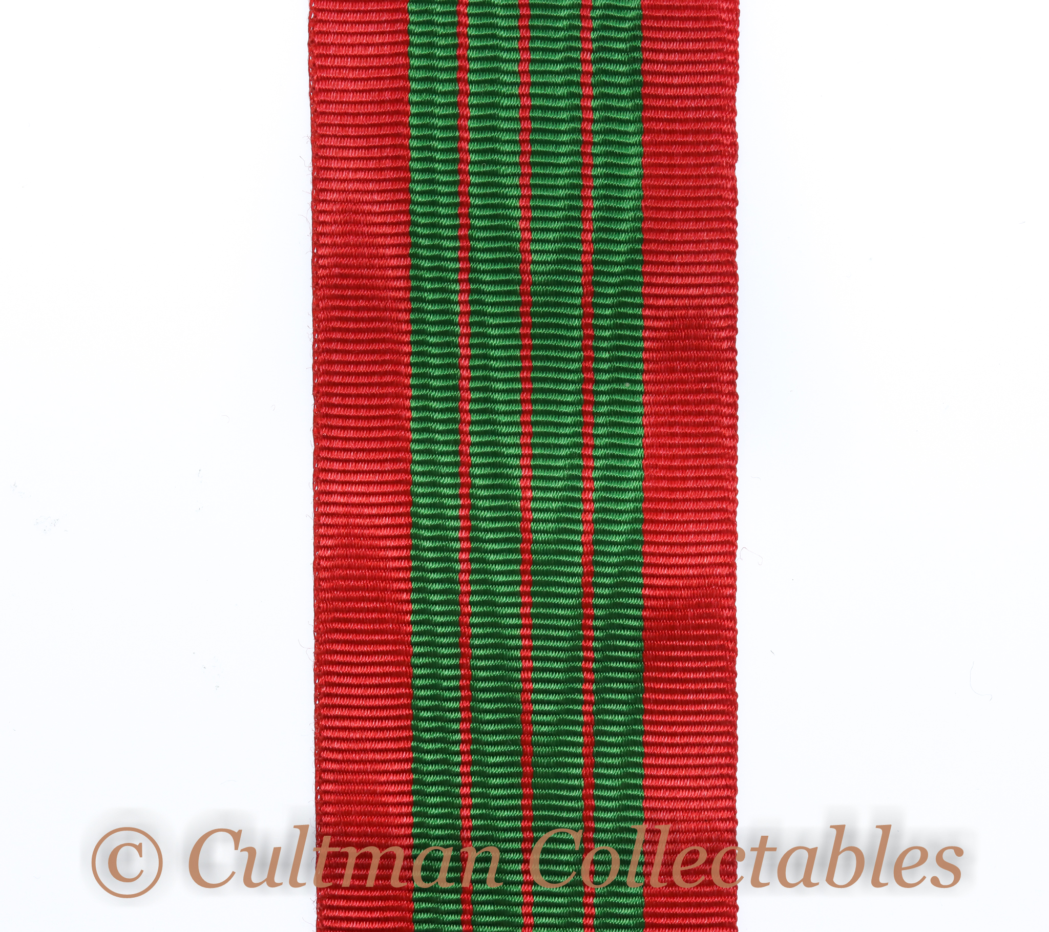 WW2 French Croix de Guerre Medal Ribbon - Full Size