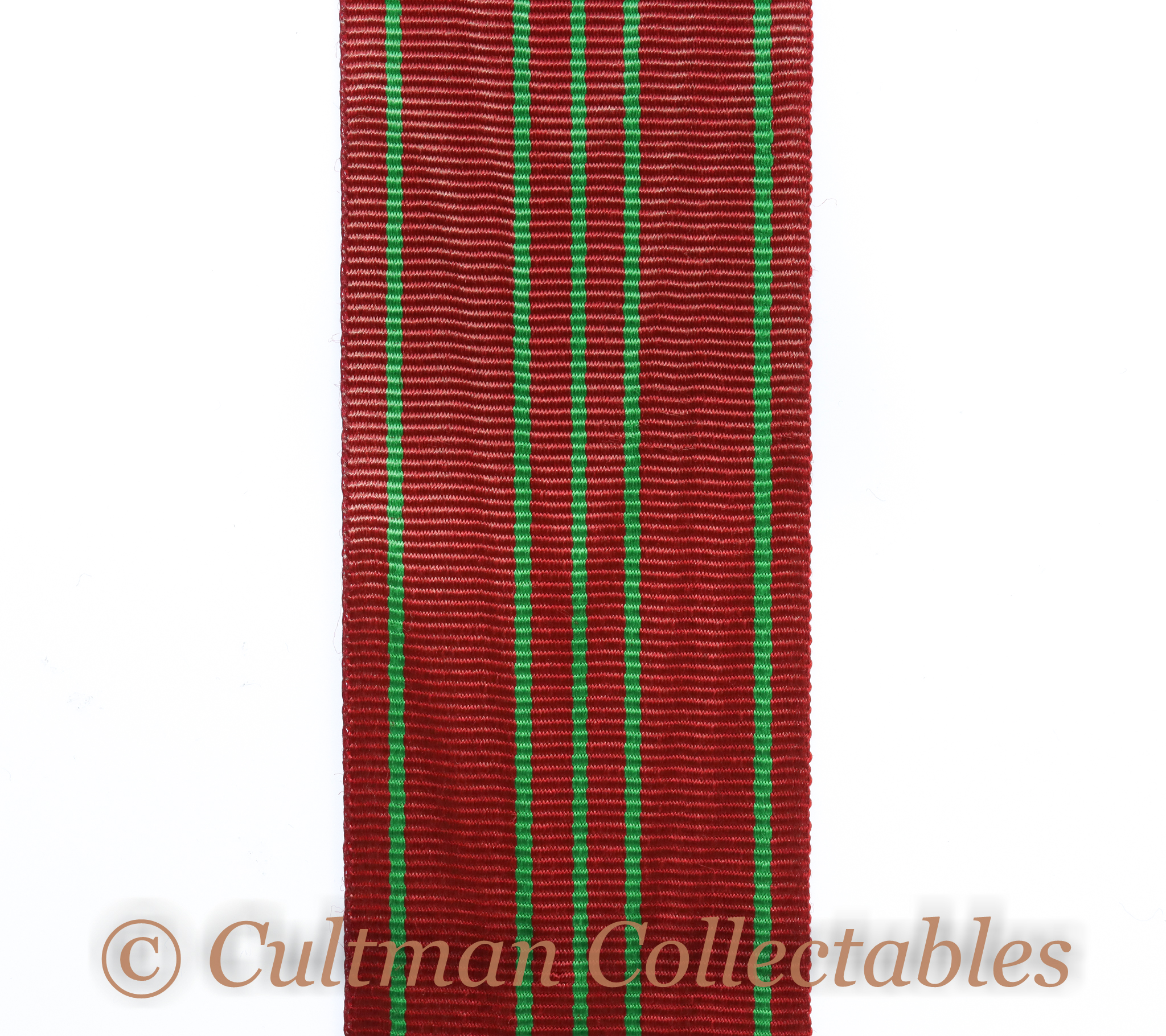 WW1 Belgian Croix de Guerre Medal Ribbon – Full Size