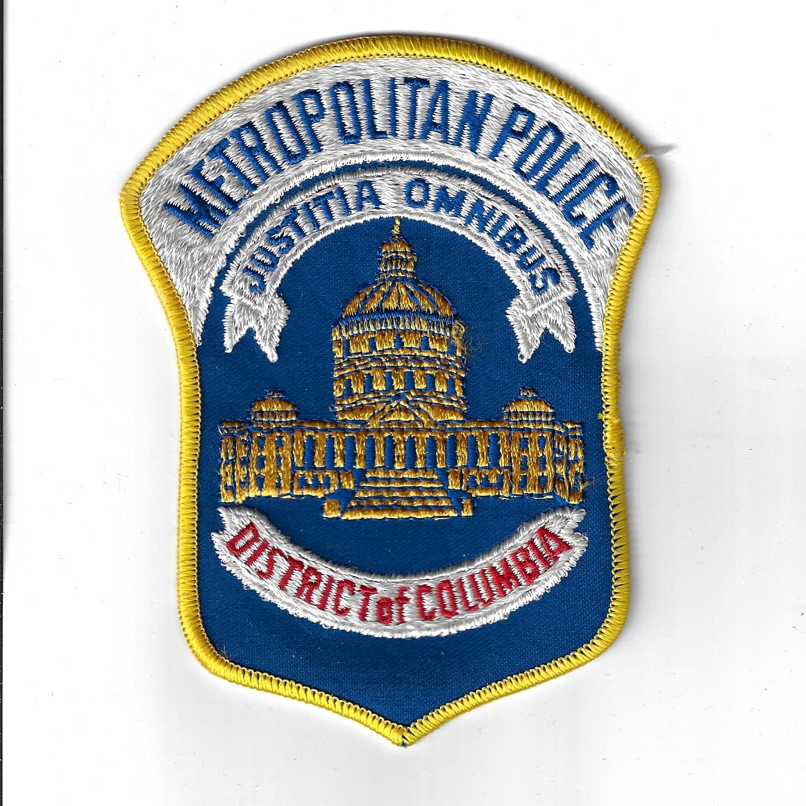 United States District of Columbia Metropolitan Police Cloth Patch
