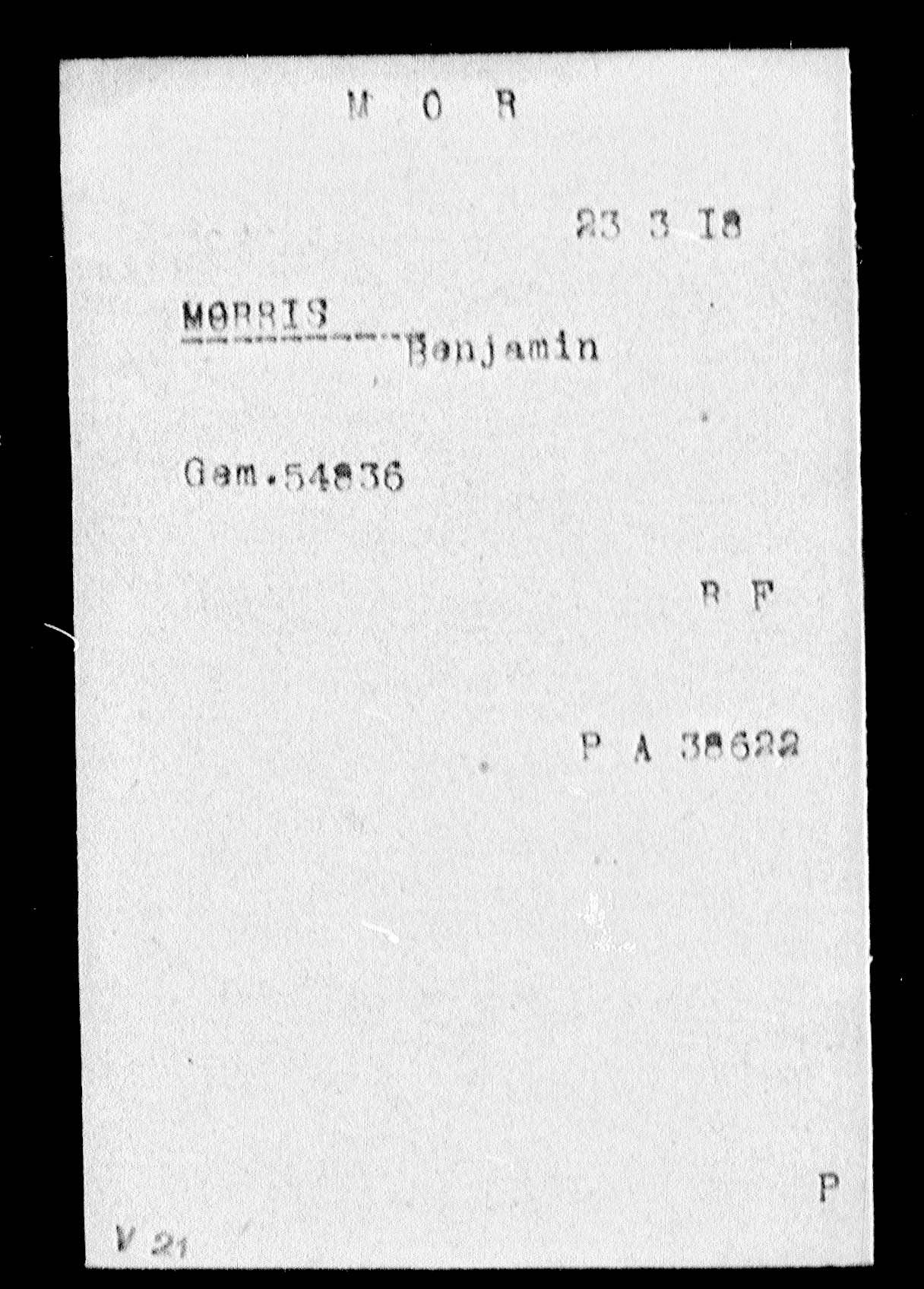 WW1 Prisoner of War 1914-15 Star Medal Trio - Pte. B.F. Morris, Royal Fusiliers - Died 20/11/18