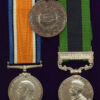 WW1 British War Medal & 1908 India General Service Medal (Clasp - Afghanistan N.W.F. 1919) - L.Cpl. A.T. Mansell, Somerset Light Infantry