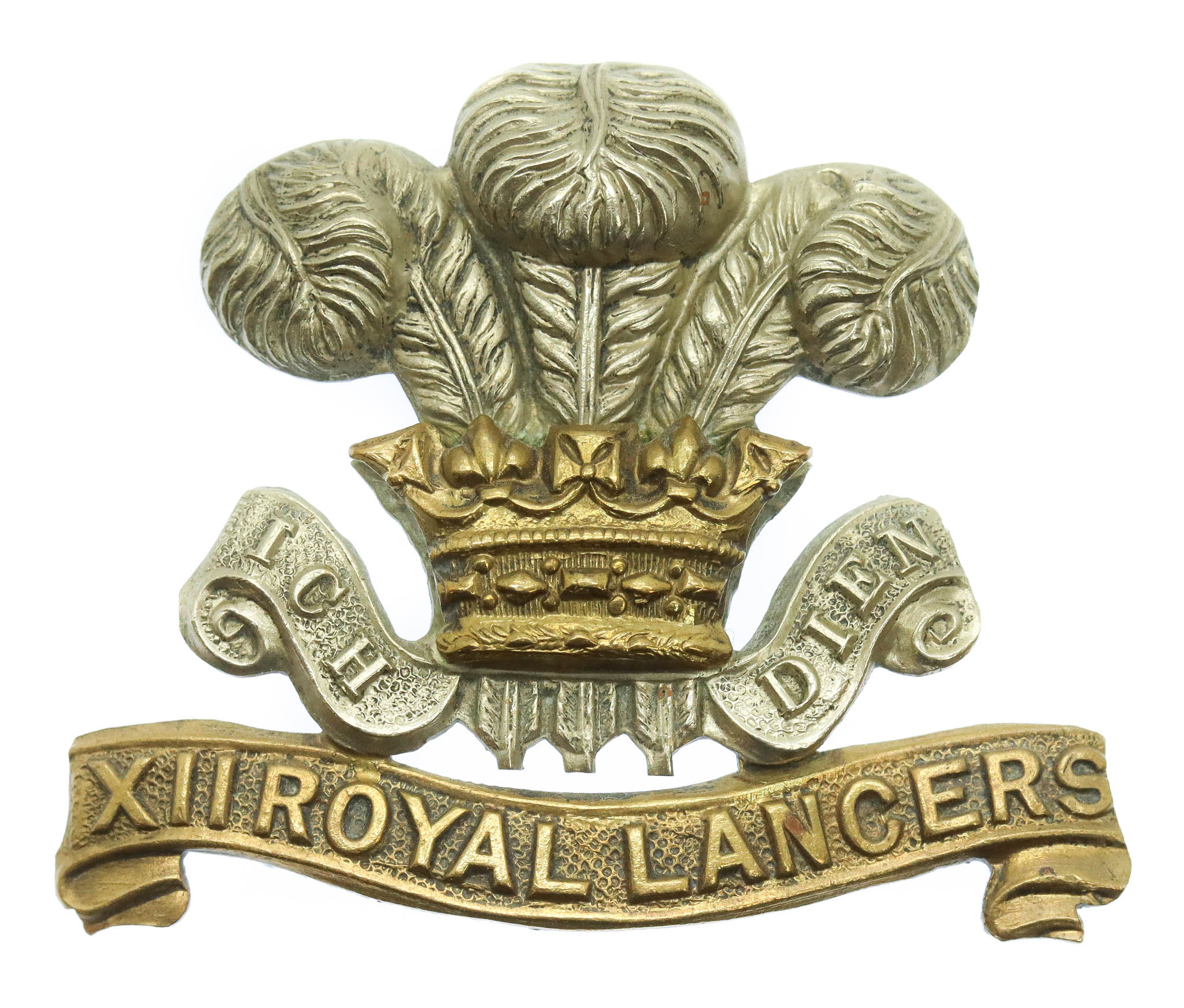 Victorian 12th Royal Lancers Cap Badge