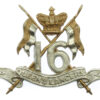 Victorian 16th Queen's Lancers Cap Badge