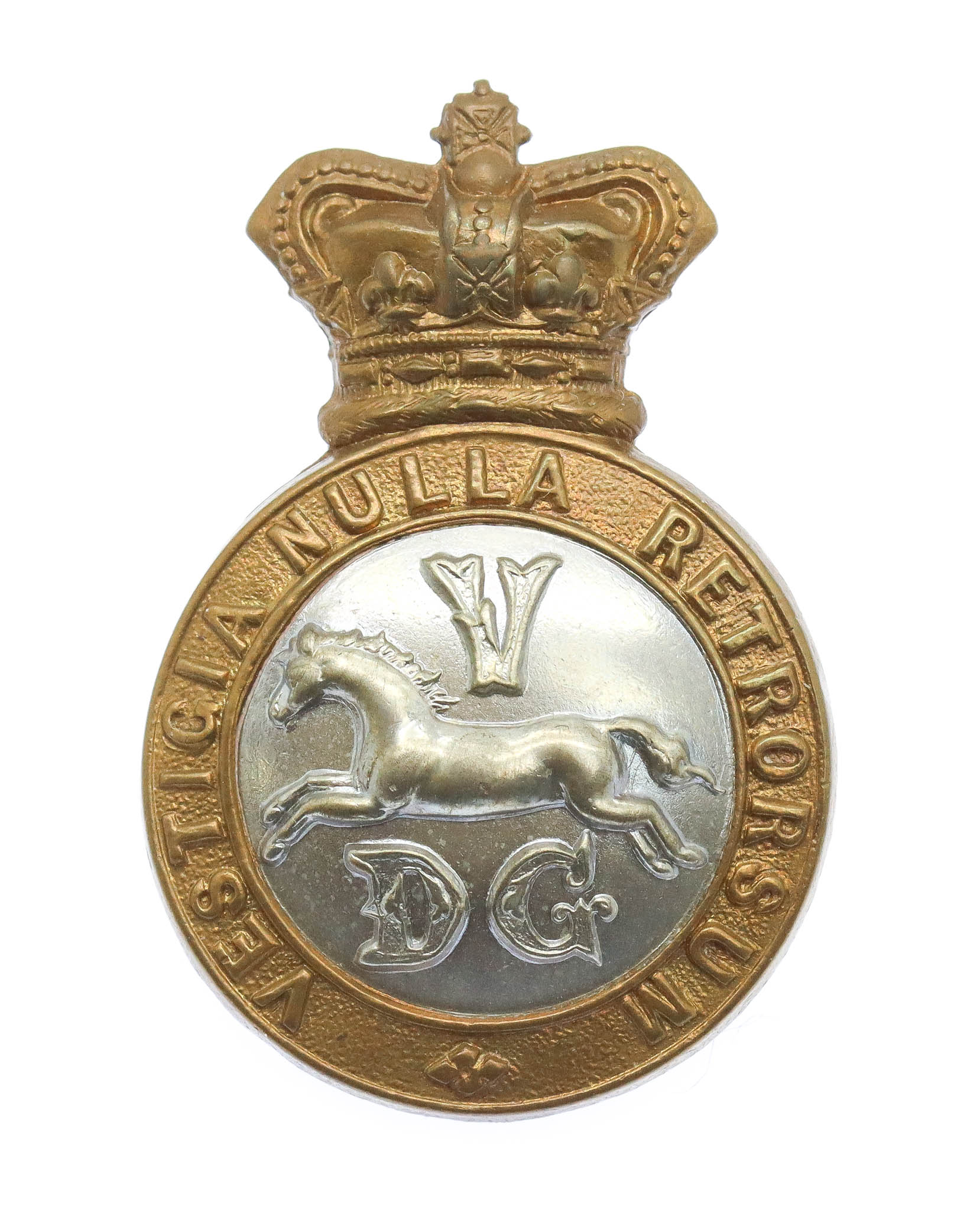 Victorian 5th Dragoon Guards Cap Badge