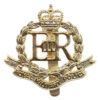 EIIR Royal Military Police (R.M.P.) Anodised (Staybrite) Cap Badge - Queen's Crown