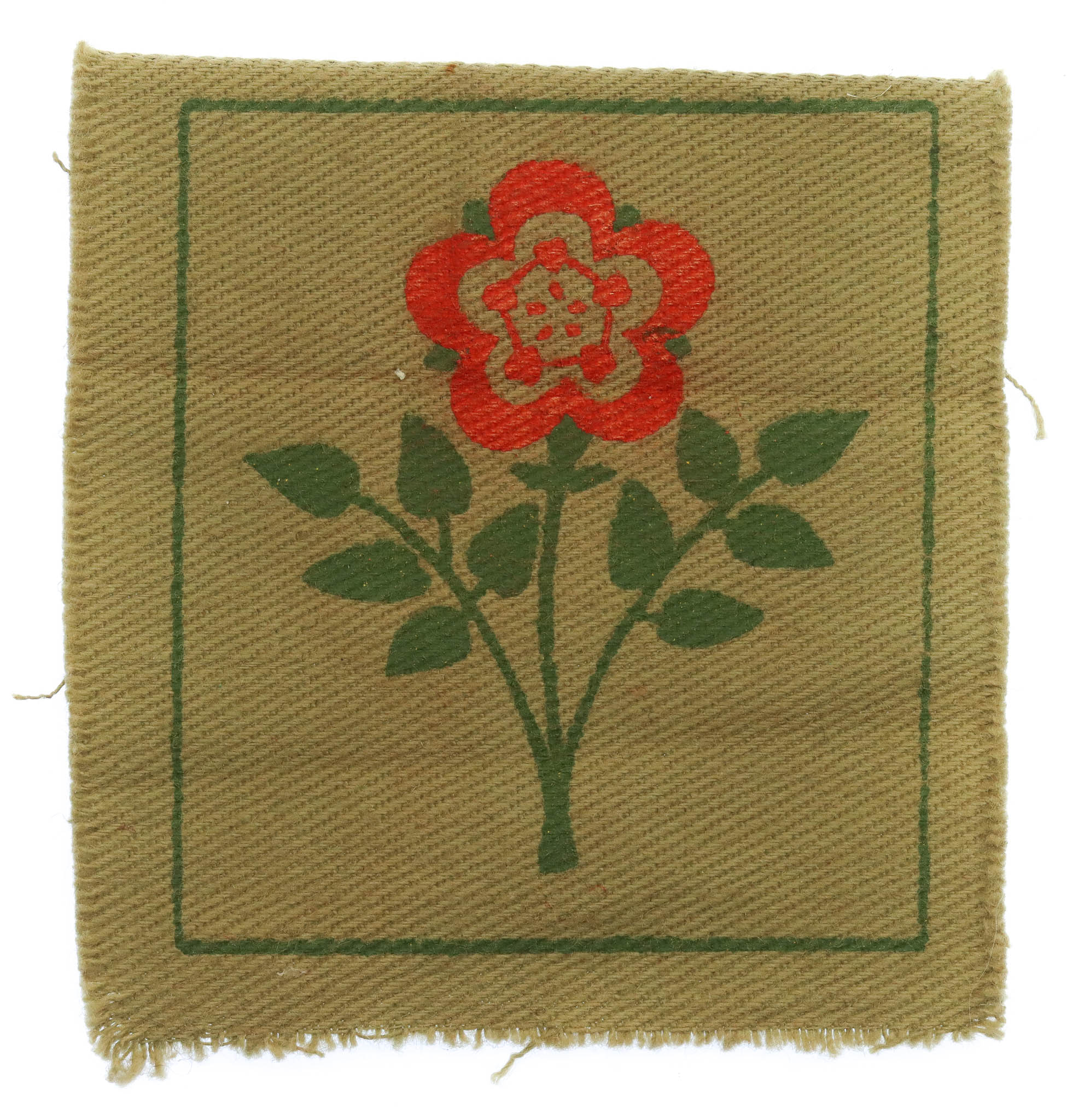 55th (West Lancashire) Division Cloth Printed Formation Sign (2nd Pattern)