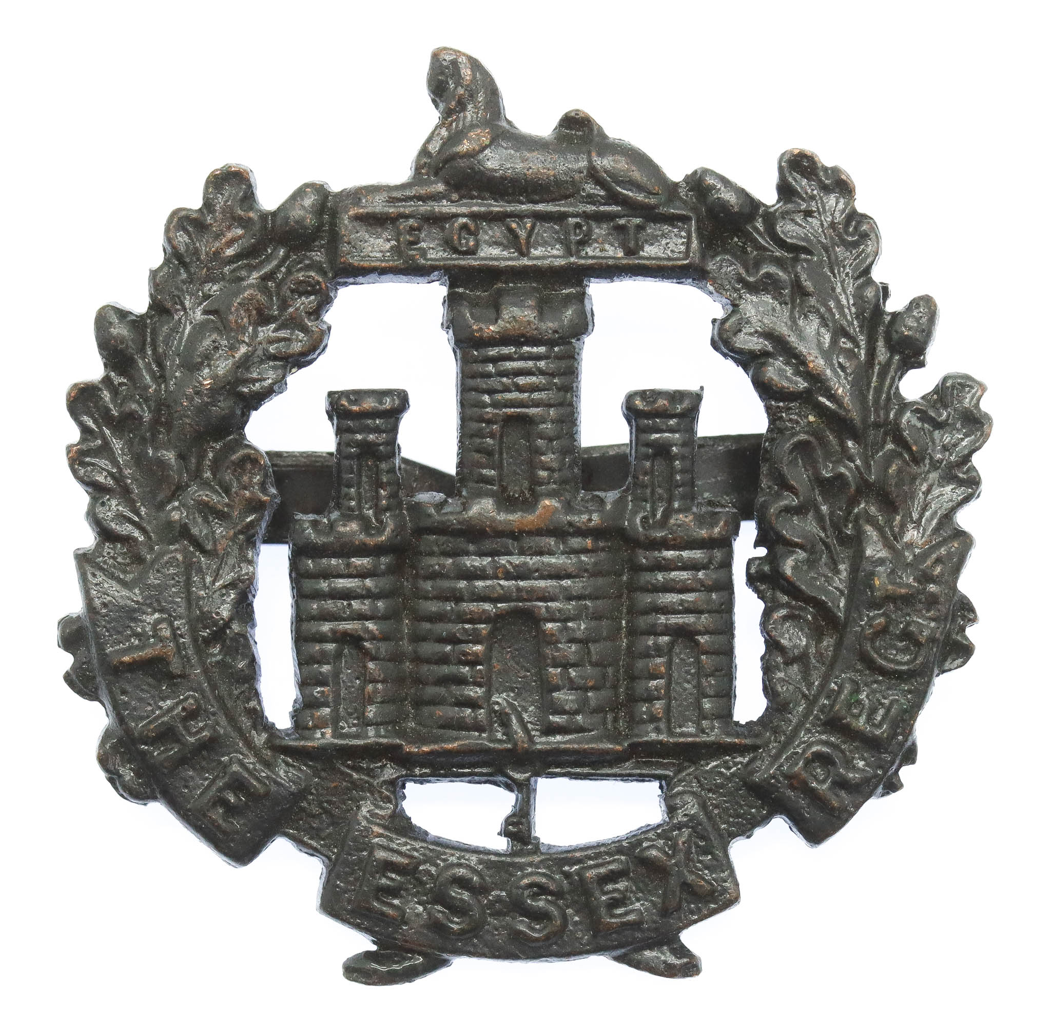 Essex Regiment Officer's Service Dress Cap Badge