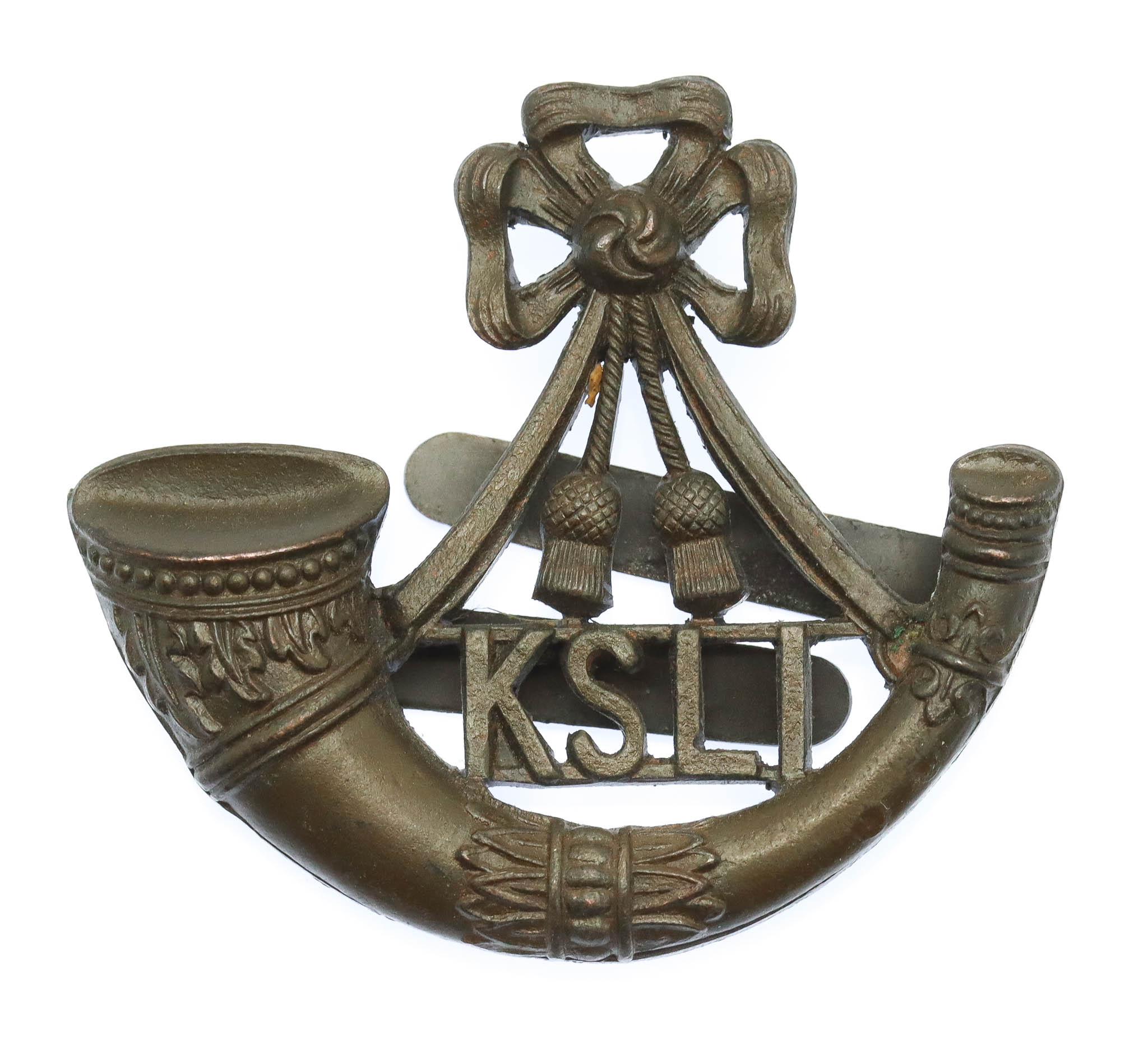 King's Shropshire Light Infantry (K.S.L.I.) Officer's Service Dressed Cap Badge