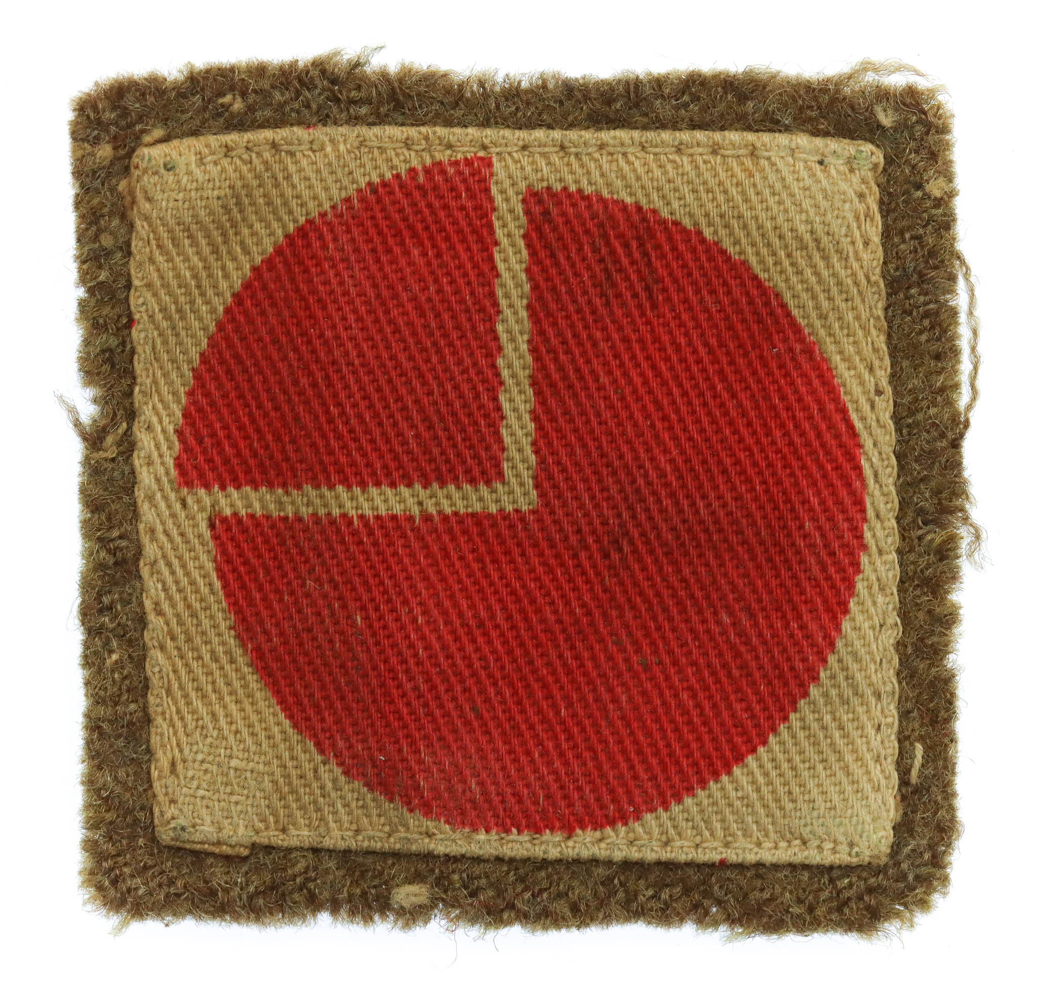 4th Infantry Division Printed Formation Sign (2nd Pattern)