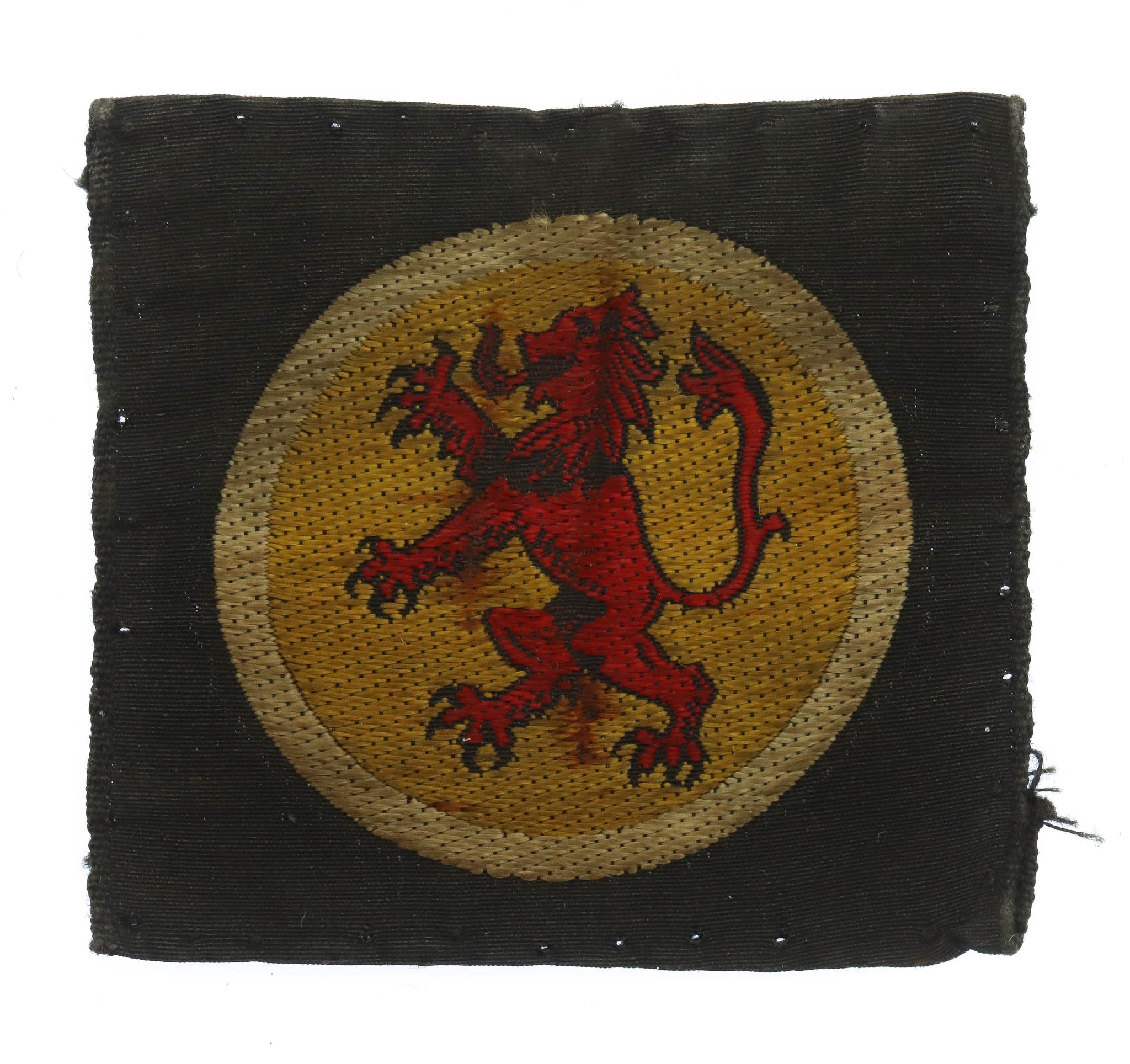 15th (Scottish) Infantry Division Silk Embroidered Formation Sign